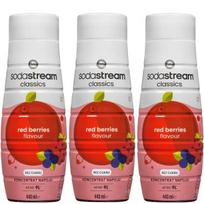 3x "SodaStream Red Berries Zero" sirupas 440ml