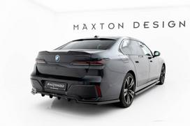 Maxton Design Rear Splitter (with vertical bars) V.1 BMW 7 M-Pack G70 BM-7-G70-MPACK-RD1G+RD2G