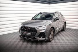 Maxton Design Front Splitter V.4 Audi Q3 Sportback / SUV S-Line F3 AU-Q3-2-SLINE-FD2G+FD2RG