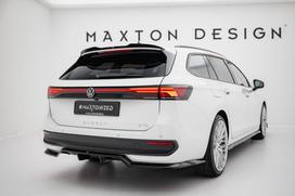 Maxton Design Rear Splitter (with vertical bars) Volkswagen Passat B9 VW-PA-B9-RD1G+RD2G
