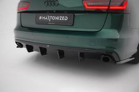Maxton Design Rear Valance Audi A6 S-line Avant C7 AU-A6-C7-SLINE-AV-RS1GO_O+RS1RG
