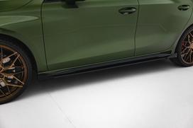 Maxton Design Street Pro Side Skirts Diffusers V.2 + Flaps Audi S3 Sportback / A3 S-line Sportback 8Y / 8Y Facelift AUS38YFCNC-SD1B+SF1G