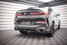 Maxton Design Rear Splitter (with vertical bars) V.3 BMW X6 M-Pack G06 BM-X6-06-MPACK-RD3G+RD5G
