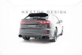 Maxton Design Rear Splitter (with vertical bars) V.2 Audi SQ8 / Q8 S-Line Mk1 Facelift AU-Q8-1F-SLINE-RD3G+RD2G