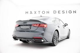 Maxton Design Rear Splitter (with vertical bars) Audi A5 F5 Facelift AU-A5-2F-SB-RD1G+RD2G