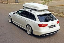 Maxton Design Rear Splitter Audi A6 S-Line Avant C7 AU-A6-C7-SLINE-AV-RD1+RD2G