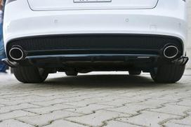 Maxton Design Rear Splitter Audi A5 S-Line 8T Facelift (with a vertical bar) AU-A5-1F-SLINE-RD1+RD2G