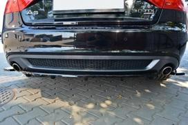 Maxton Design Rear Splitter Audi A5 Coupe / Sportback S-Line 8T (with a vertical bar) AU-A5-SLINE-RD1+RD2G
