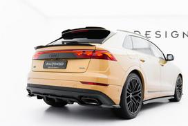Maxton Design Rear Splitter (with vertical bars) Audi Q8 Mk1 Facelift AU-Q8-1F-RD1G+RD2G