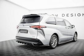 Maxton Design Rear Splitter (with vertical bars) Toyota Sienna Mk4 TO-SI-4-RD1G+RD2G
