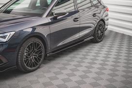 Maxton Design Side Skirts Diffusers V.2 Seat Leon FR ST / Hatchback Mk4 / Cupra Leon ST / Hatchback Mk1 / Mk1 Facelift SE-LE-4-FR-SD2G