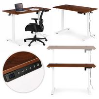Reguliuojamo aukščio elektrinis stalas 120 × 60 cm, ModernHome