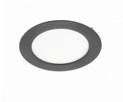 LED įmontuojamas šviestuvas 7W, 3000K, juodas, LD-ORW07W-CBP-10, GTV