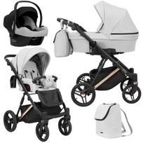 Universalus vežimėlis Kunert Lazzio Premium 3in1, Light Grey
