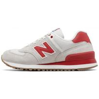 New Balance 574 Pilki/Raudoni Moteriški WL574RSA 35