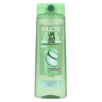 Garnier, Fructis, valomasis šampūnas normaliems plaukams, grynas švarus, 12,5 fl uncijos (370 ml)