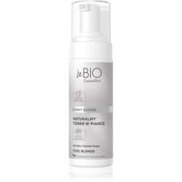beBIO Natural Foam Toner Cool Blonde tonizuojamosios putos plaukams 120 ml