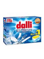 DALLI Indaplovės tabletės „All-In-1 Brillanz“, 40 vnt.