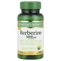 Nature's Bounty, berberinas, 1000 mg, 60 kapsulių (500 mg vienoje kapsulėje)