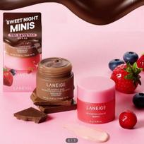 Laneige Lūpų miego kaukė EX 8g + 8g Uogų šokolado rinkinys