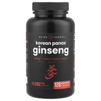 „NutraChamps“, korėjietiškas ženšenis, 1065 mg, 120 vegetariškų kapsulių (532,5 mg vienoje kapsulėje)