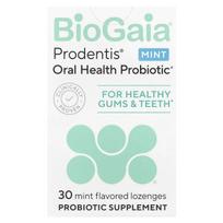 BioGaia, Prodentis® gerosios burnos sveikatos probiotikas, dantenų ir dantų sveikata, mėta, 30 pastilių