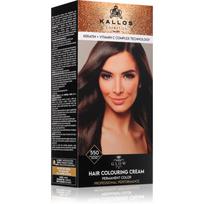 Kallos Glow Lasting Cream Colour ilgalaikiai plaukų dažai atspalvis Mahogany Brown 60 ml