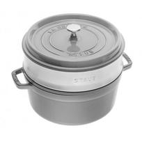 ZWILLING La Cocotte Cast Iron Pot 3.8l with Steamer Insert Graphite