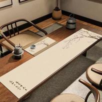 New Chinese-Style Long Coffee Table Tablecloth Absorbent Quick-Drying Tea Table Teacup Pad Kitchen Diatom Mud Drain Pad Diatom Mud 30x50cm