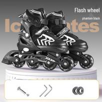 Adjustable Kids Roller Skates juoda