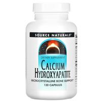 „Source Naturals“, kalcio hidroksiapatitas, 120 kapsulių