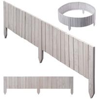 KADAX medinė ritininė tvora, L110, aukštis 20 cm, balta