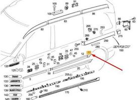 Mercedes Benz E Klase W212 S212 A63969031629B51 Originalus A63969031629B51