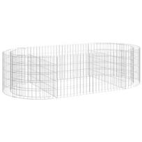 Gabiono Lovelis，Gėlių dėžė，Gėlių vazonas, 200x100x50cm, galvanizuota geležis, aukštas CFE99440
