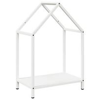 Malkų lentyna，Stovas malkoms，Malkų stovas, baltas, 40x25x60 cm, šaltai valcuotas plienas CFE90603