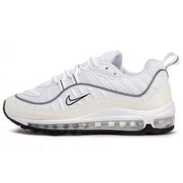Nike Air Max 98 Balti Atspindintys Sidabriniai Moteriški AH6799-103 38.5