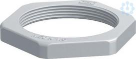 Locknut, metric thread, M50x1,5, Light grey, 116 M50 LGR PA 2048965 | 4012195089056