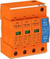 Lightning current and surge arrestor, 3-pole + NPE, 280V, V50-B+C 3+NPE 5093654 | 4012195425120