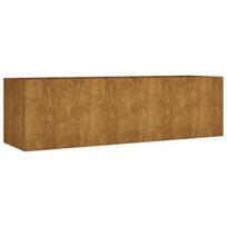 Aukštas sodo Lovelis，Gėlių dėžė，Gėlių vazonas, 280x80x80cm, Corten plienas CFE27202