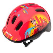Vaikiškas reguliuojamas dviratininko šalmas meteor mv6-2 s 48-52 cm fire, S