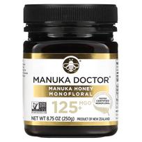 Manuka Doctor, Manuka medus, vienos rūšies medus, MGO 125+, 8,75 uncijos (250 g)