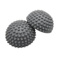 Masažiniai pusrutuliai Gymnic masažiniai ežiai, 2 vnt, 12cmxH6cm, pilki