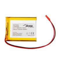 Akumuliatorius Li-Po LP405063 Akyga AKY0535 3.7V / 1400mAh PCM jungtis JST 2-Pin 150mm