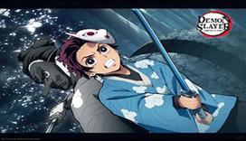 Demon Slayer: Tanjiro & Urokodaki plakatas (52x38 cm)
