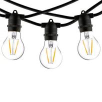 LED lauko 1m girlianda sodui ir terasoms E27 lempoms