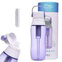„Aqualogis Aqua&Go“ vandens buteliukas su filtru – 500 ml, levandų