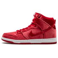 Nike Sb Dunk High Raudonas Aksomas 313171-661 40.5