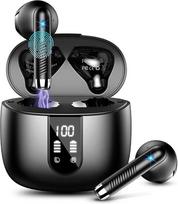 Belaidės ausinės, 48 val., Bluetooth 5.4, LED