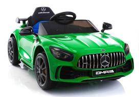 Elektrinis vaikiškas automobilis Mercedes GTR – žalias