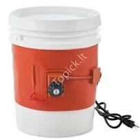 19 l metalinės statinės šildytuvas su 800 W galia ir reguliuojama 30–150 °C